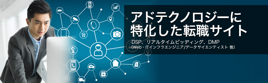 DSP、リアルタイムビッディング、DMP など （Web・ITインフラエンジニア/データサイエンティスト 他）